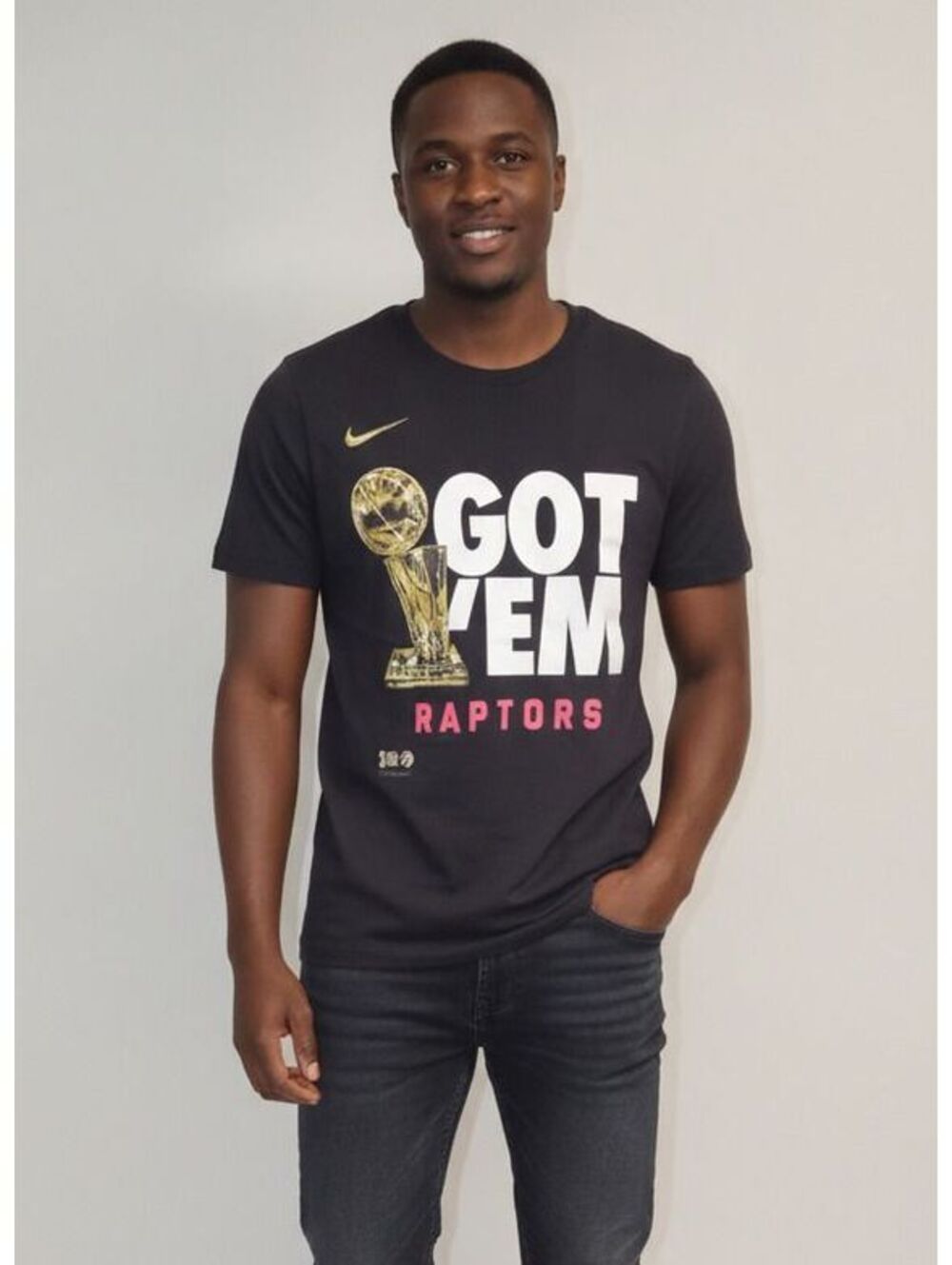 Nike Toronto Raptors GOT EM Graphic T-Shirt Black NBA Basketball Fan Tee
